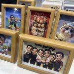 2.5D照片相框横版 浮雕工艺相框定制