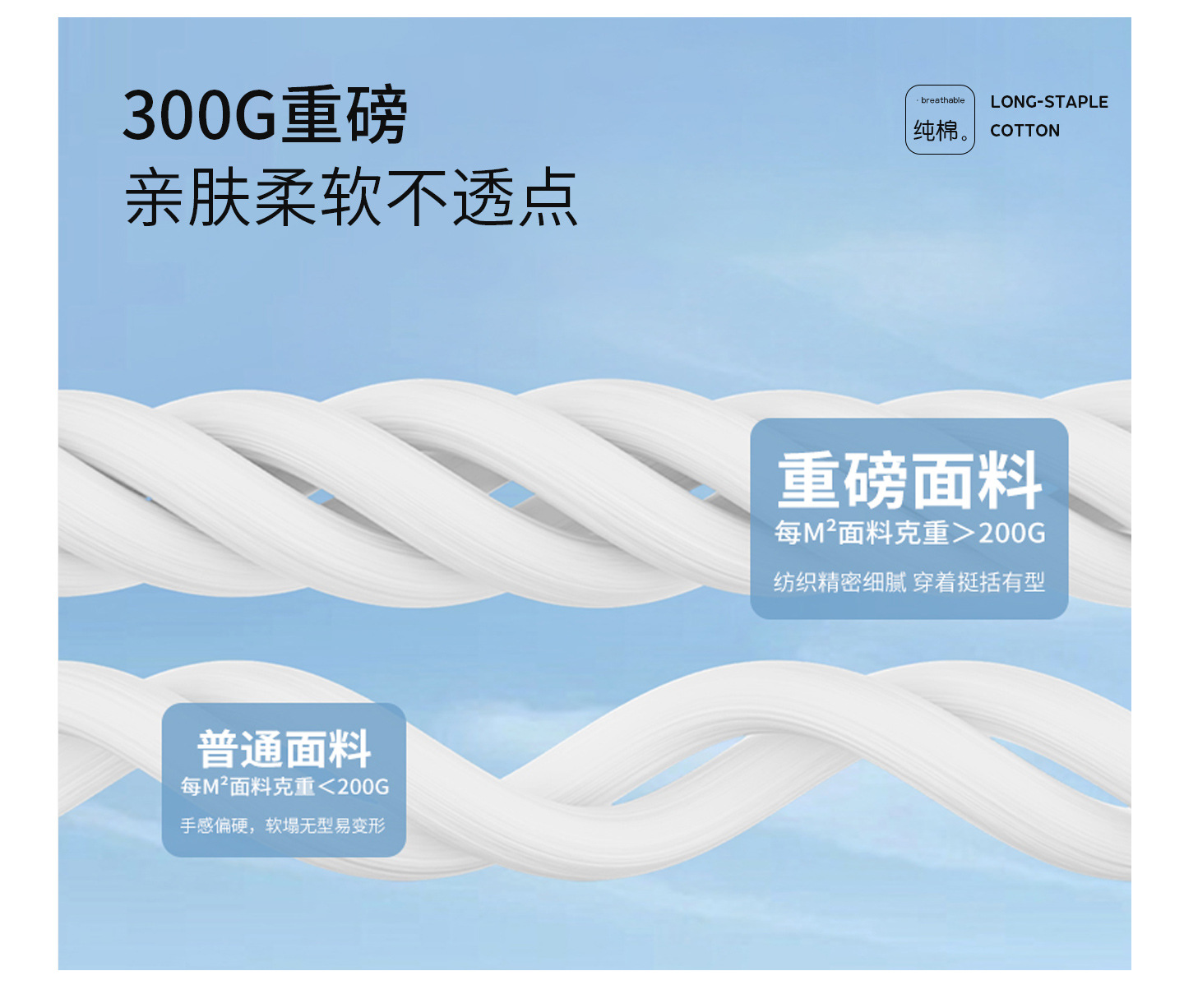 300G重磅潮牌T恤