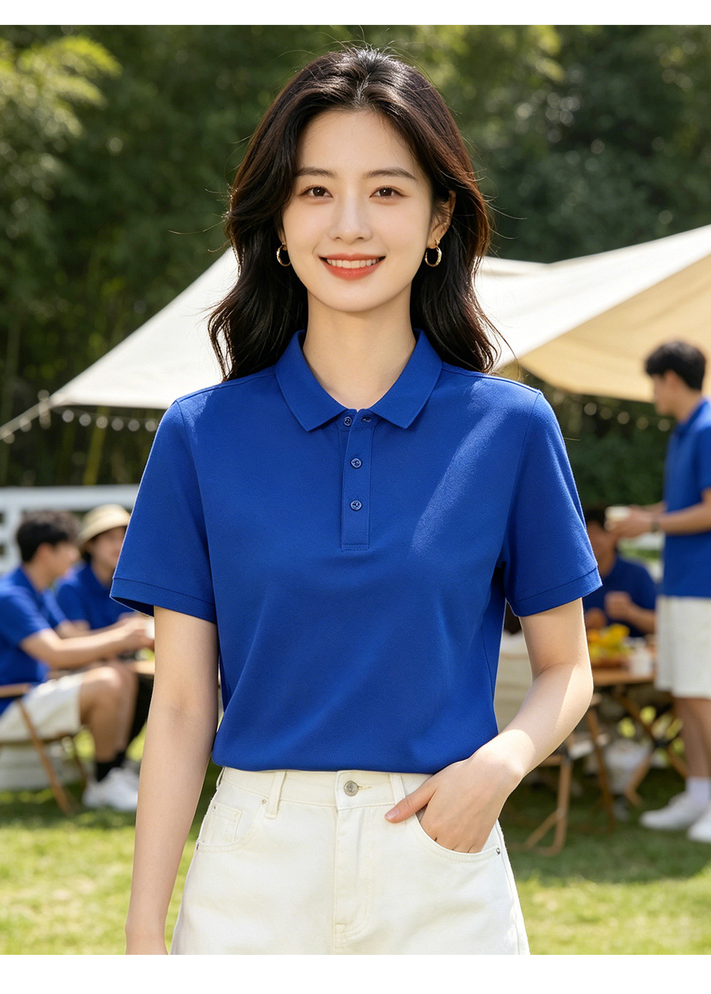冰丝凉感速干POLO衫